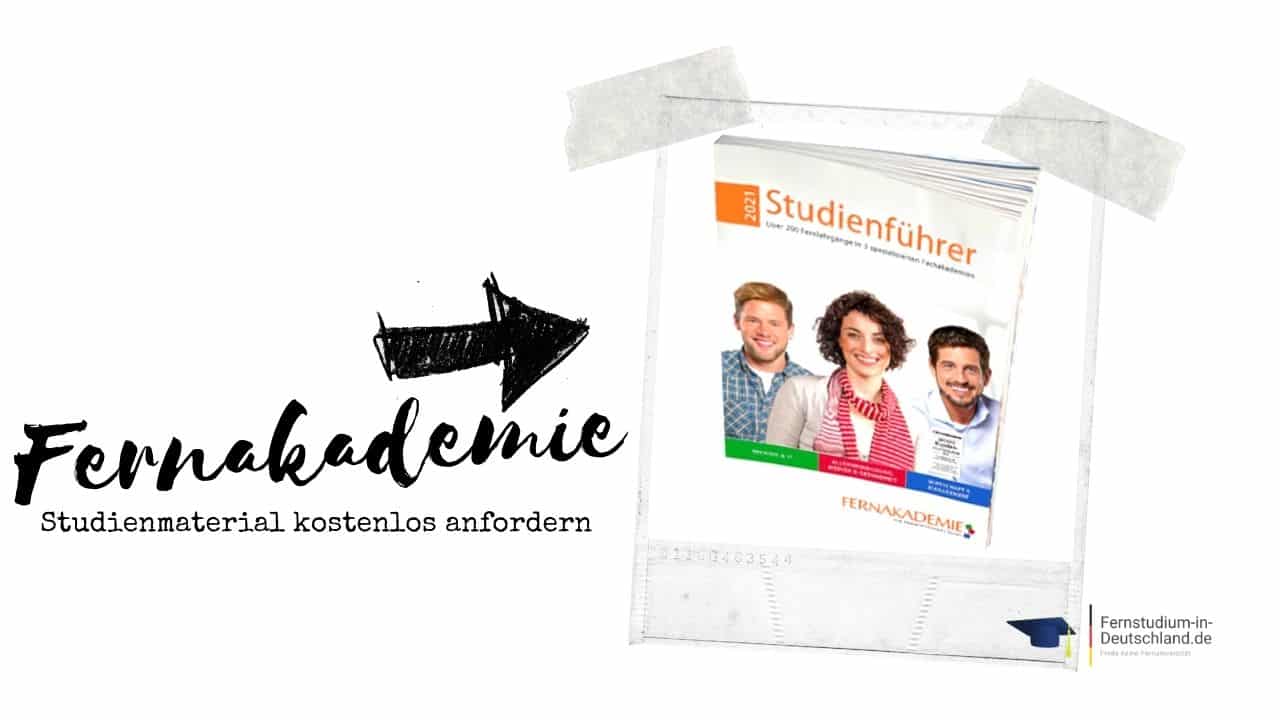 Fernakademie Studienführer kostenlos bestellen Infomaterial gratis