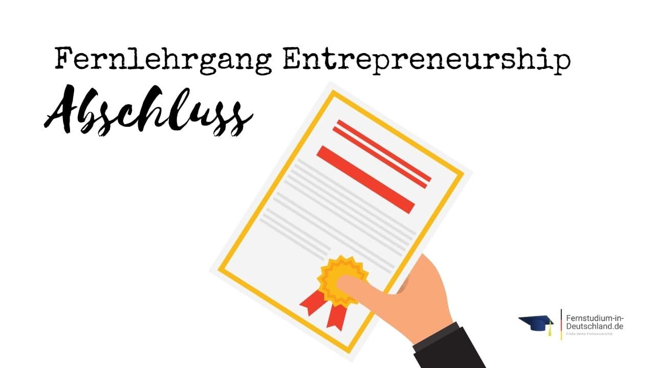 Weiterbildung Entrepreneurship Abschluss