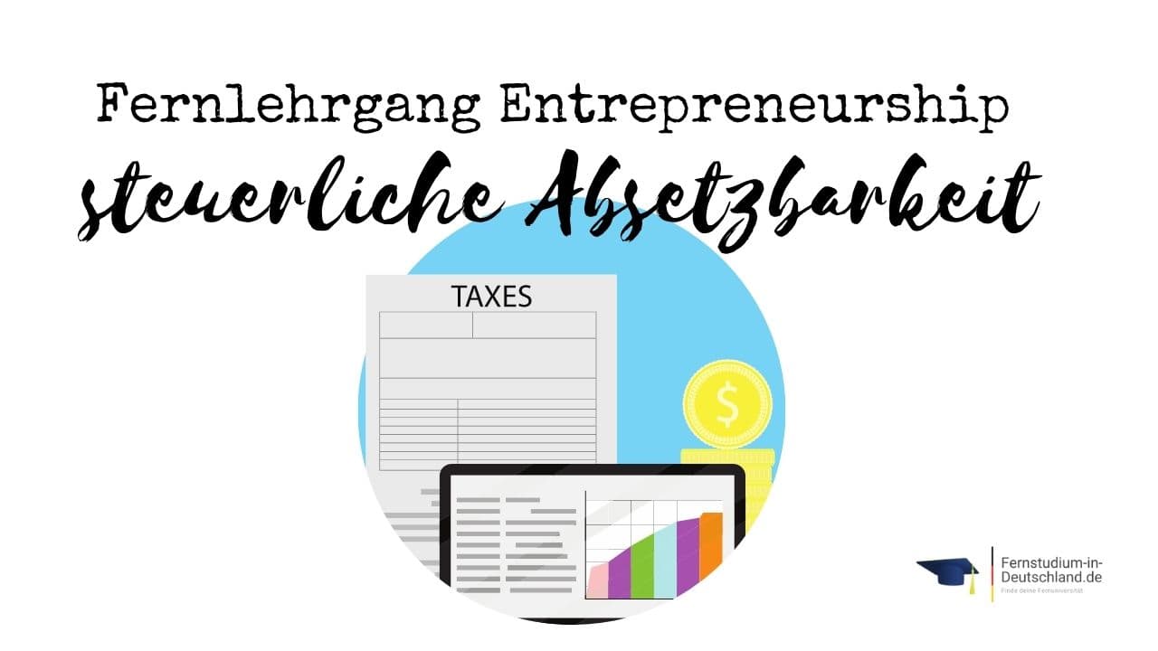 Weiterbildung Entrepreneurship Steuern