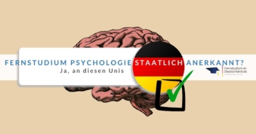 Fernstudium Psychologie staatlich anerkannt