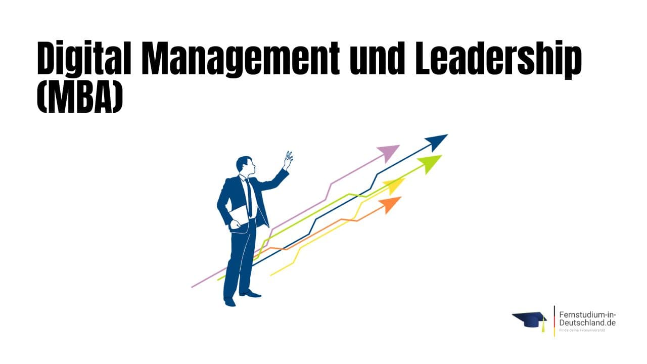 Illustration Digital Management und Leadership MBA